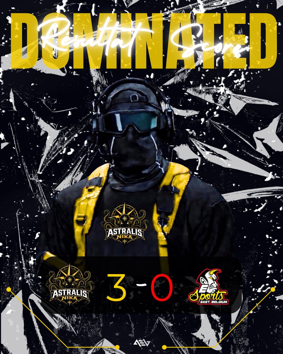 NikaEsport's tweet photo. 🏴‍☠️ VICTOIRE DES PIRATES 🏴‍☠️
Le navire Nika Esport Astralis remporte la bataille 3-0 ! ⚔️🌊

GG’s à @ESportsEastBel pour le combat 👊🏴‍☠️
@AMeLeague

L’équipage a gardé le cap du début à la fin : mental d’acier, maîtrise du navire et clean play. 💪🔥

⚓ Les voiles sont hissées, le pavillon flotte haut et notre quête continue !

Cap sur la prochaine bataille, moussaillons. ☠️🏴‍☠️