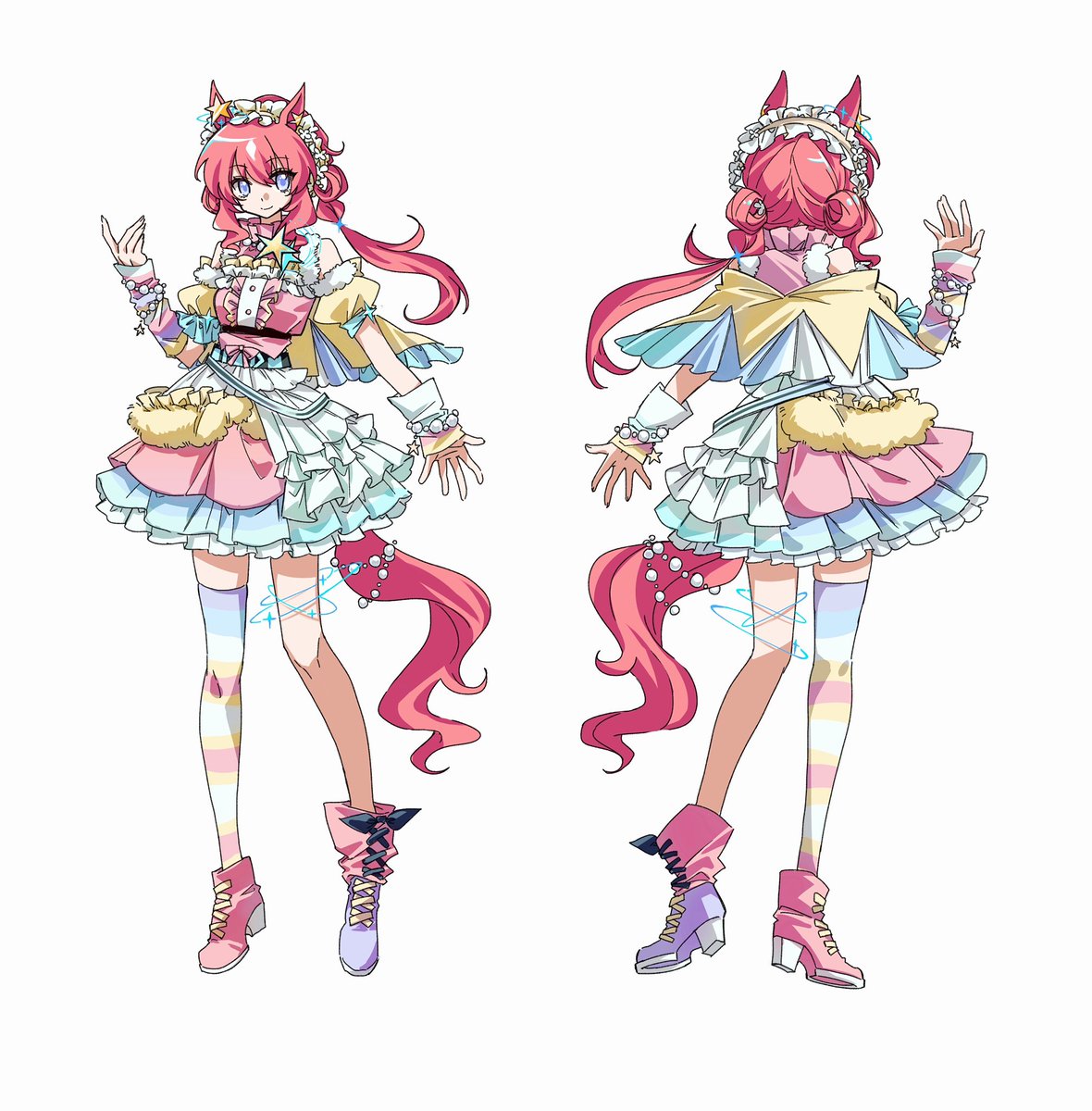 beidao060818's tweet photo. 🩷⭐️🩷

#未実装幻覚U娘
#オリジナル生産牧場 https://t.co/3pcpTOul5s