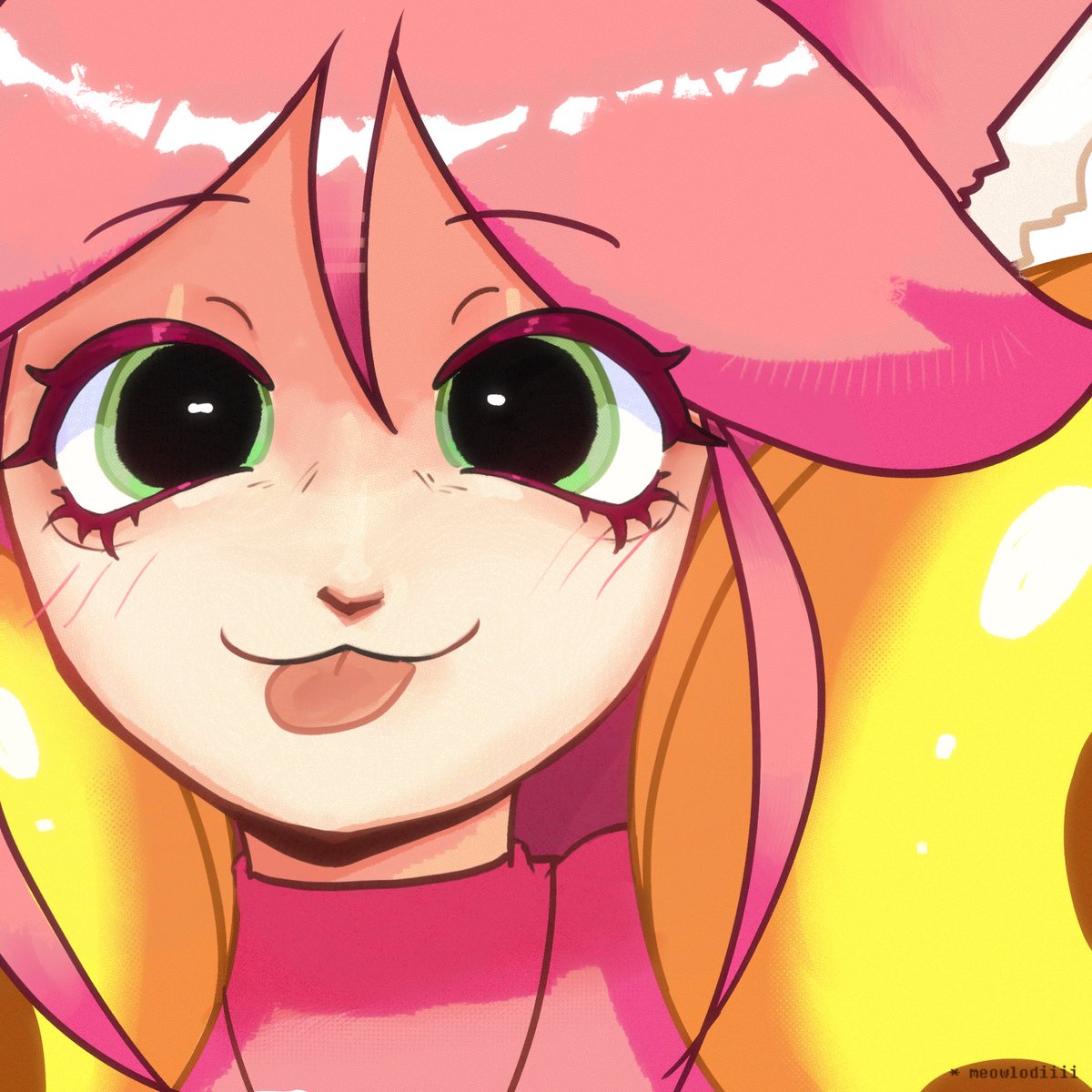 meowlodiiii's tweet photo. Mew mew mew? Mew mew mew mew! #deltarune #mewmew #pink https://t.co/WExO8wgoIL