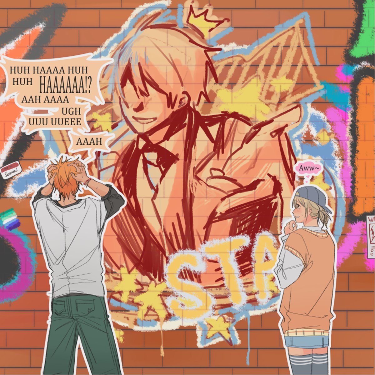 AK_121788's tweet photo. I maybe accidentally erased second slide from existence and this is screenshot but who knows...
#akikasa #彰司 https://t.co/2ysDUMnvDq