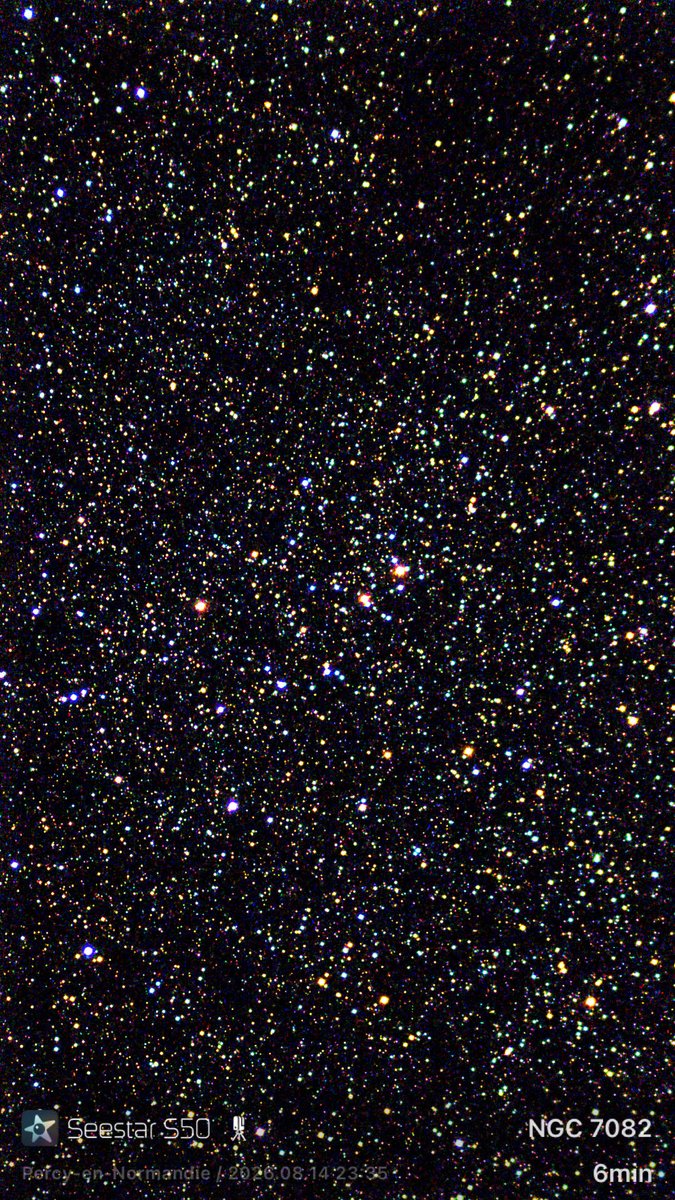 ahenk75's tweet photo. NGC7082, Open Star Cluster, in Cygnus, only about a degree southwest of the distinctive Open Cluster M39 (NGC7092)🔭 On Aug14, 2026 w/ @zwoastro #Seestar S50 Img1&2 NGC7082 & Img3 M39🔭Img4 M39 on Aug11, 2024 w/ @Unistellar #eVscope #Space #Astronomy https://t.co/o4uzUqftqh