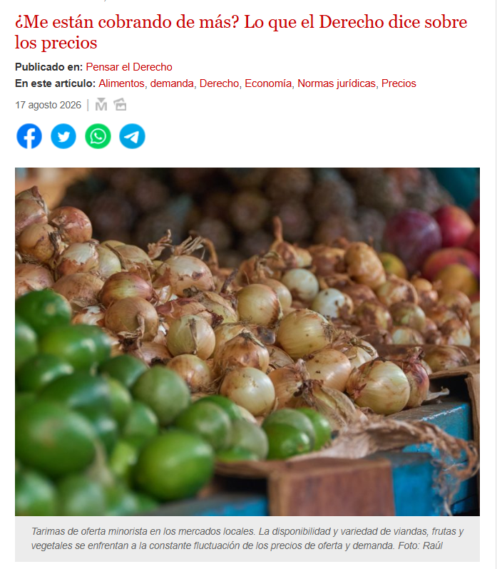 pmmonreal's tweet photo. Cubadebate publicó un texto mediocre sobre los precios en Cuba sin identificar a su autor. Lo único rescatable es el pie de foto, donde apenas se menciona la oferta y la demanda. El resto es pura palabrería. El precio expresa la relación de intercambio entre un bien o servicio y una unidad monetaria. Es una relación económica, no una ficción impuesta por decreto. Se forma por la interacción entre oferta y demanda, condicionada por los costos de producción, la competencia, la percepción de valor del consumidor y factores externos como la inflación o las regulaciones. La larga lista de normas citadas en el artículo refleja a una burocracia partidista y gubernamental cada vez más perdida sobre cómo corregir sus propios errores. Para decirlo claro, los mercados siempre terminan tirando una trompetilla a los precios burocráticos y recordándole al funcionario que no mandan ni la Gaceta Oficial ni sus tablas de Excel, sino la realidad.