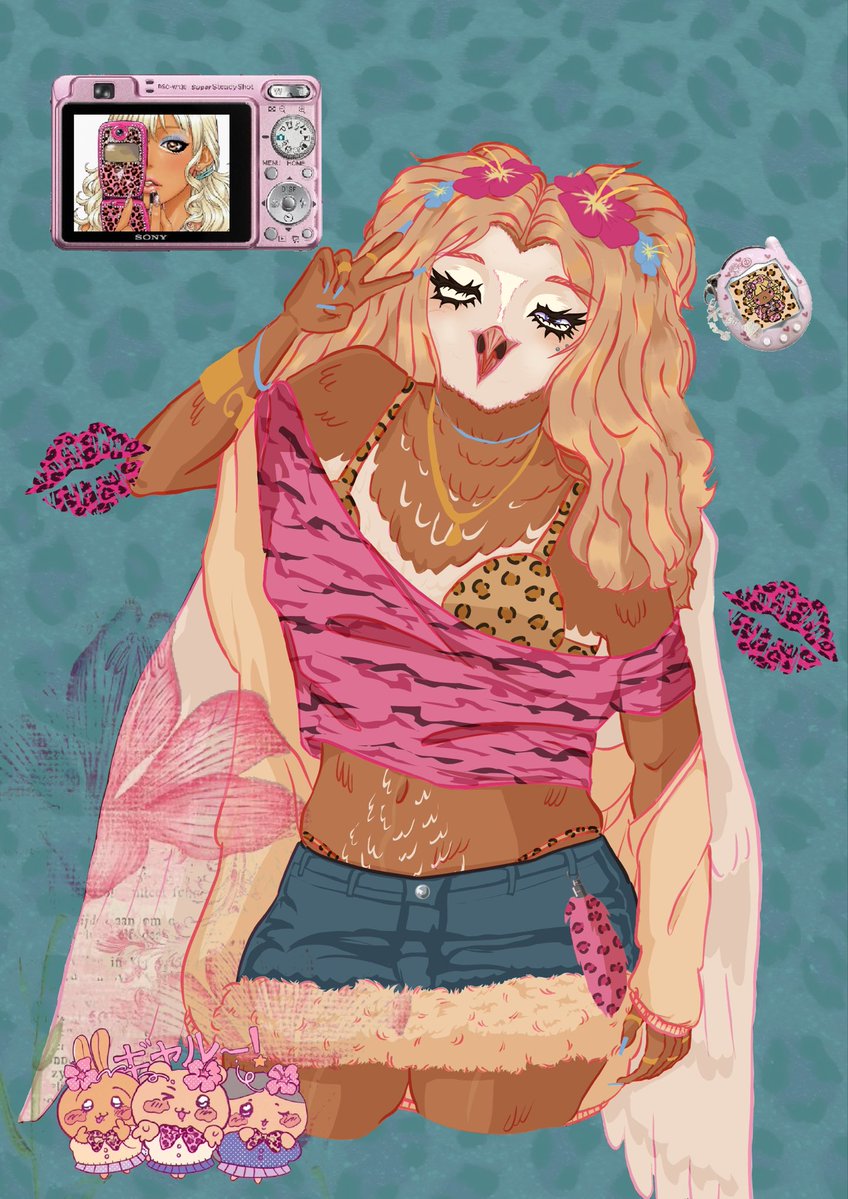 LuxxeGat's tweet photo. Finally done !! (although I got lazy for the nails and accessories)
She’s such a cutiee~~

#furryartㅤㅤㅤ #furryㅤㅤㅤ #furryartists #furryoc #OCㅤㅤ #gyaru #moots https://t.co/LKCpy4zaEV
