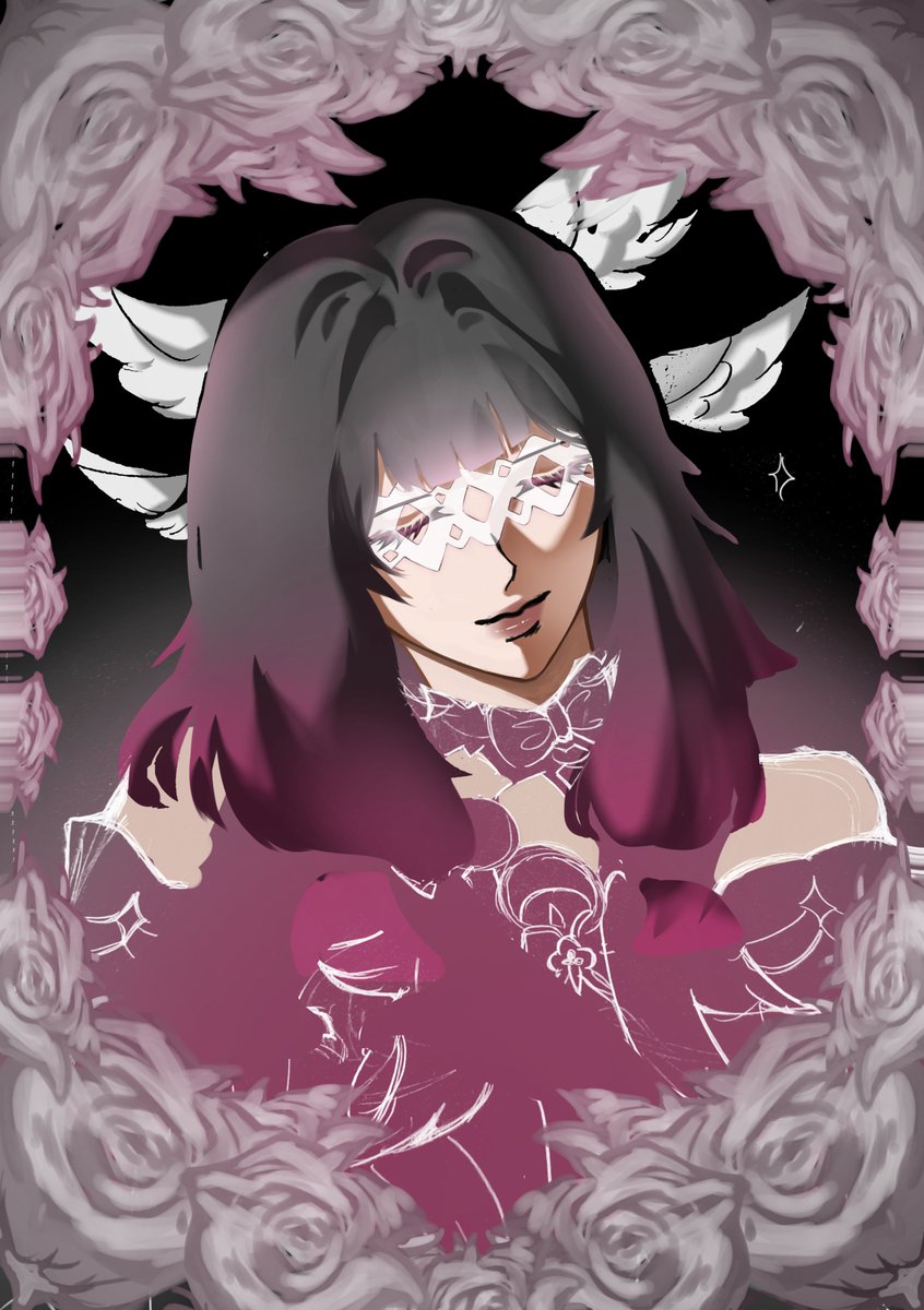 Kurogheto's tweet photo. bina wip (つω`｡) i really need to stop drawing at 3 am i have college soon.. https://t.co/97pdNpzlj7