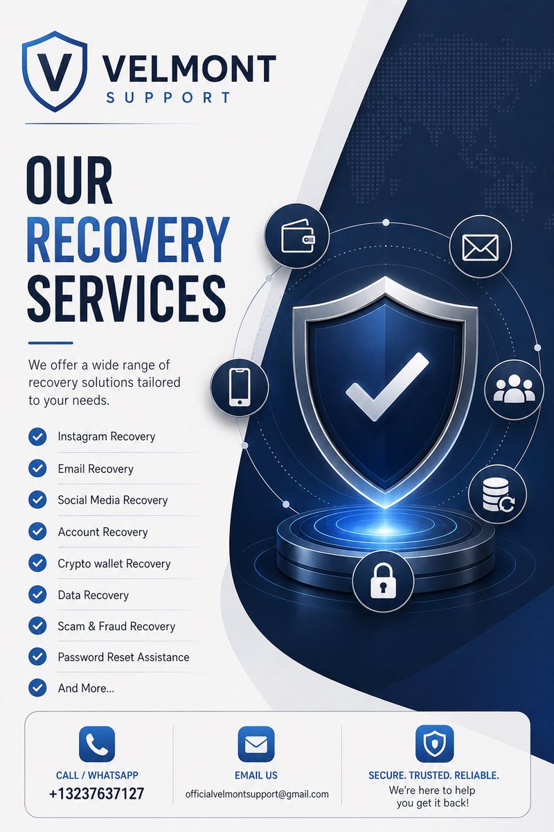 velmont_support's tweet photo. Lost access to your account?
Send a DM right away 
#disabledaccount #suspendedaccount https://t.co/1Wz7kwseAe