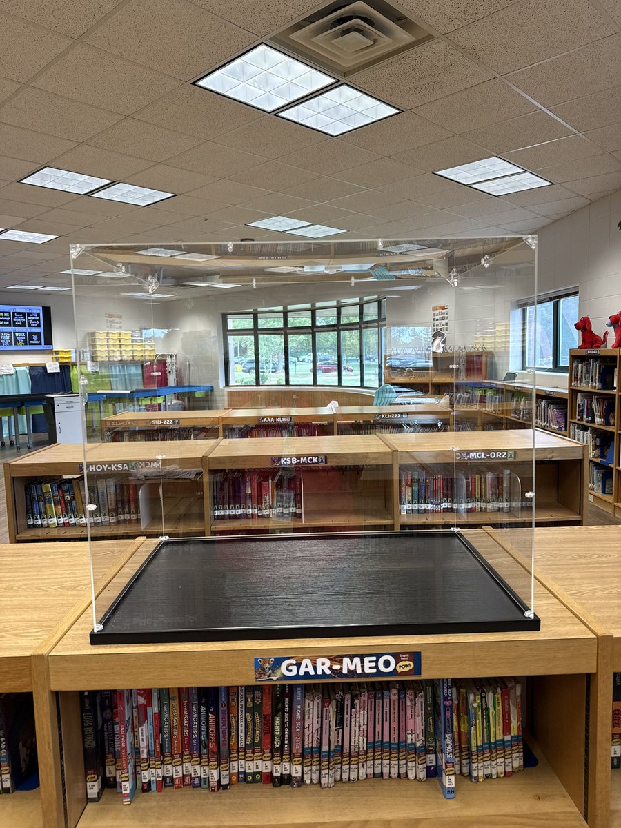 NatcherLibrary's tweet photo. Something new and cool is coming to the library @NatcherElem Any guesses what it could be?  I can’t wait to share it with you VERY soon! https://t.co/jFRtqnpOAO