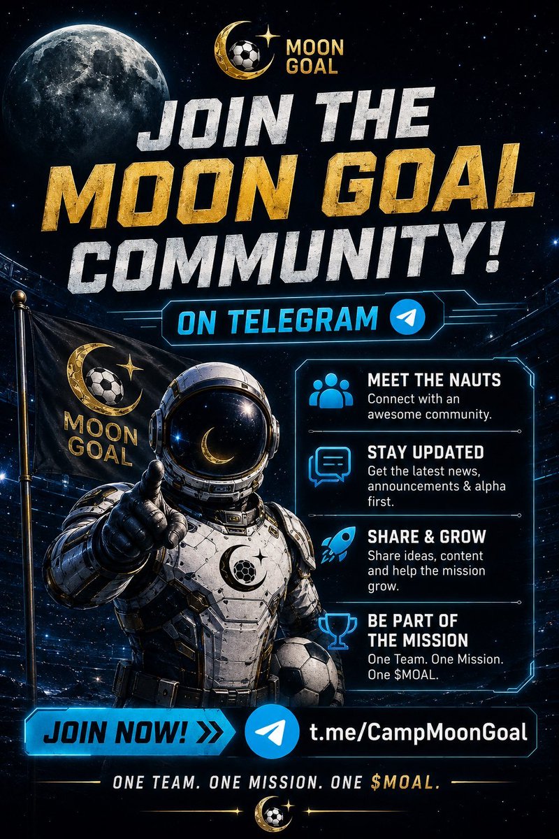 Alpha_fx002's tweet photo. @WhaleSatoshi Keep an eye on Moon Goal. 👀🌒
The mission is only getting bigger.
#MoonGoal #MOAL https://t.co/tzG1hbuoF9