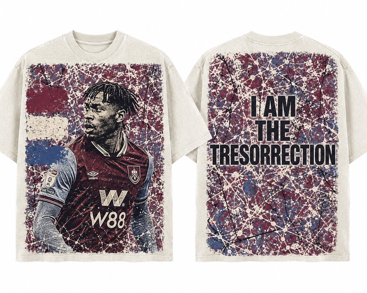 gregthomson1979's tweet photo. @beeholepodcast new t-shirt design for the webshop (excuse ChatGPT’s interpretation of Magic Mike).. #twitterclarets https://t.co/fhpxFteCKQ