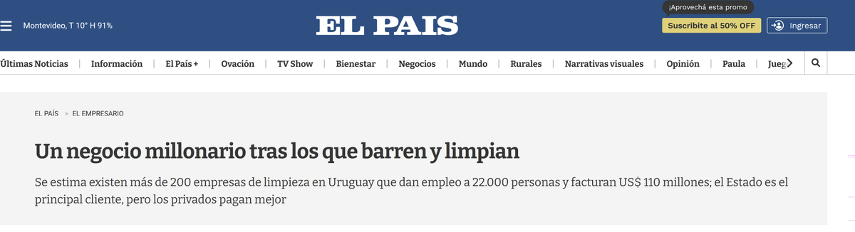 MartinFitz23506's tweet photo. LIMPIEZA🧹 : Los uruguayos pagamos $168.338.175 por contratación de la empresa CLEANNET URUGUAY S.A. entre los años 2020 a 2026.

➡️@APerrone510 tenés idea de quién es esta empresa? Me figura alguien de apellido Perrone, quiero hacer una limpieza y quería pedir presupuesto. https://t.co/kOZuWRm5Jt