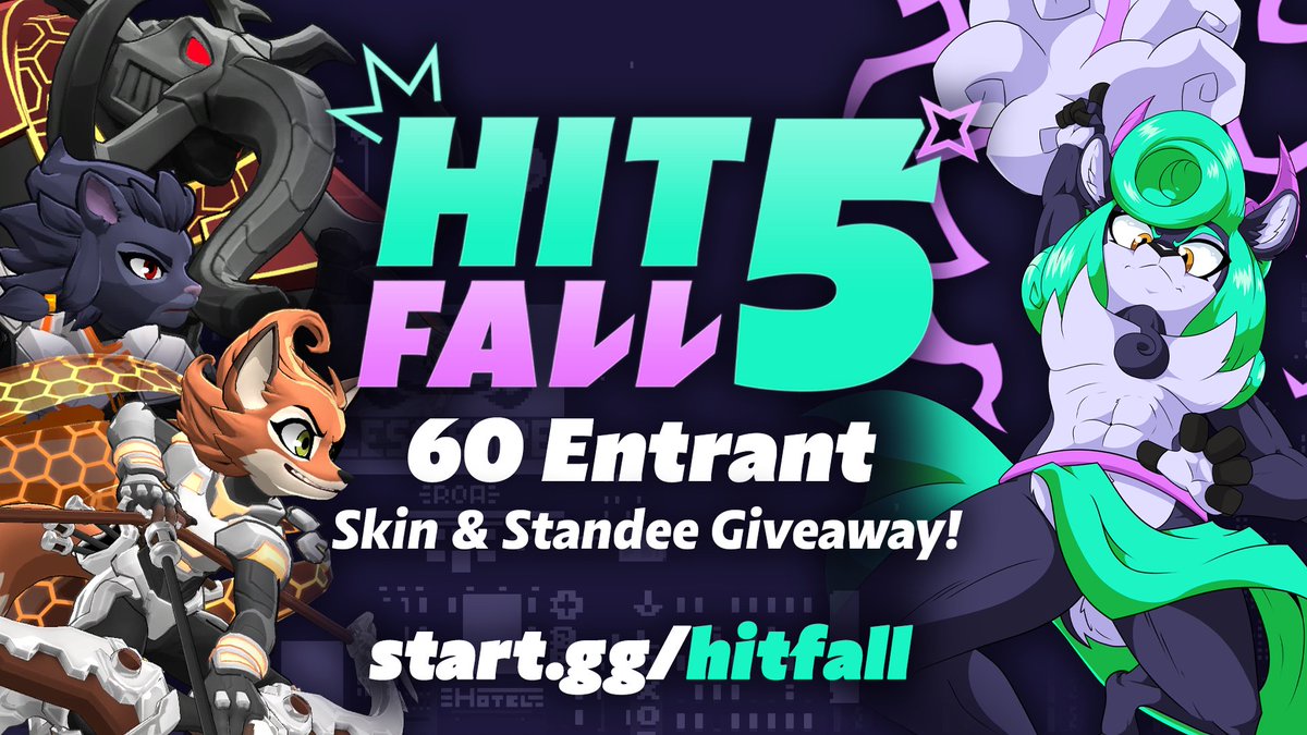 MdvaRivals's tweet photo. 📈🎉 Rivals 2 at Hitfall 5 has hit 60 entrants! That means another giveaway!

Retweet *this* post and *follow* @MdvaRivals for a chance to win one of the following:

- Acrylic Absa Standee
- Ranger Clairen Skin
- Ranger Fleet Skin
- Dark Future Lox Skin

Details below: https://t.co/02Oh1Ci6Mh
