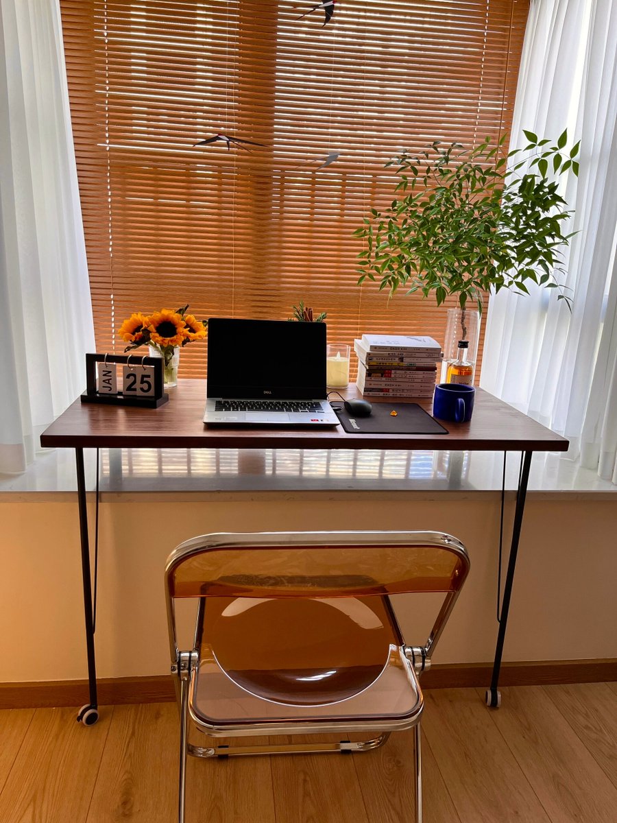 samone01234's tweet photo. Tiny desk upgrade hack: Clear the junk, add one potted succulent + a wireless lamp. Now my work spot is calm and way more productive—small changes make big vibes https://t.co/6EaTT6rR1E