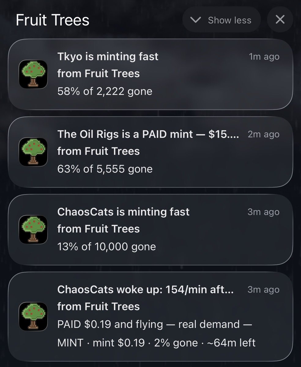 FruitTrees_nft's tweet photo. Notifications directly on your phone are also coming soon on Alpha Watcher.

https://t.co/W9S72g7KjO https://t.co/mUwWrRgcxc