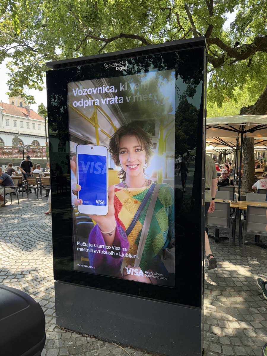 DeanCWinn's tweet photo. Fun to see Visa representing on our recent trip to Slovenia(+Croatia and Montenegro). Truly uplifting everyone, everywhere by being the best way to pay and be paid #lifeatvisa https://t.co/pduBoLvzFG