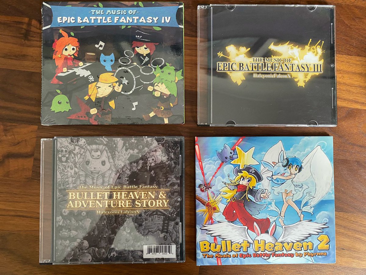 KupoGames's tweet photo. Someone requested some photos of the old EBF CDs for archival/personal use, so here they are. https://t.co/tw1FW3Emmr