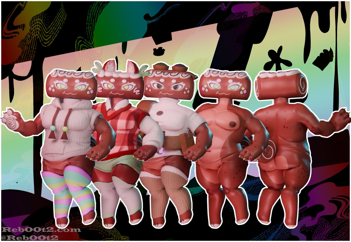 Reb00t2's tweet photo. Releasing these models soon! ♥️
#dandysworld #vrchat https://t.co/C7zUMz0AxM
