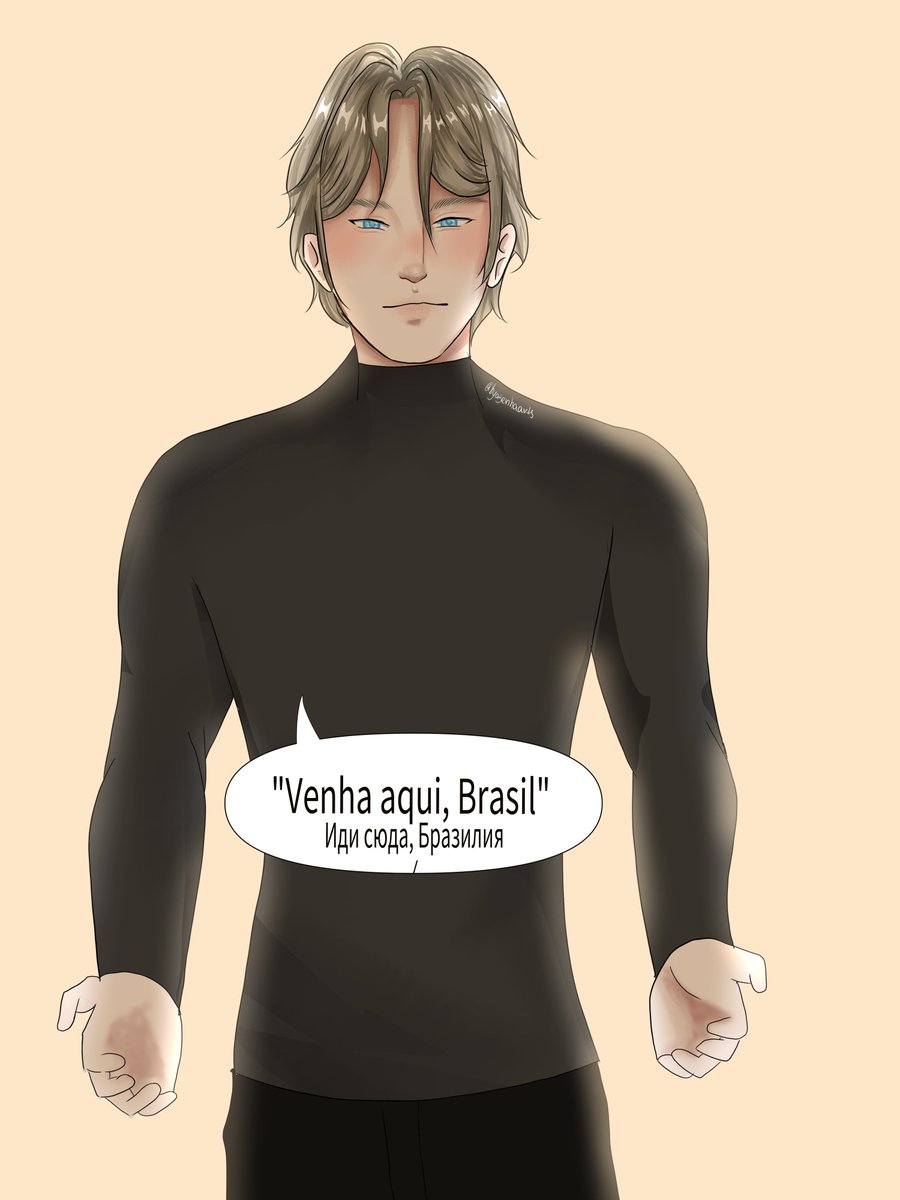 byazenhaarts's tweet photo. Conforto - Brasil x Russia
Sempre que o Brasil precisa de conforto, ele esta ali
#rusbra #Russil #brarus #hetalia #brasilhetalia #aphbrasil #brazilhetalia #russiahetalia #hetaliarussia #aphrussia #countryhumans https://t.co/O4f37b2AVx