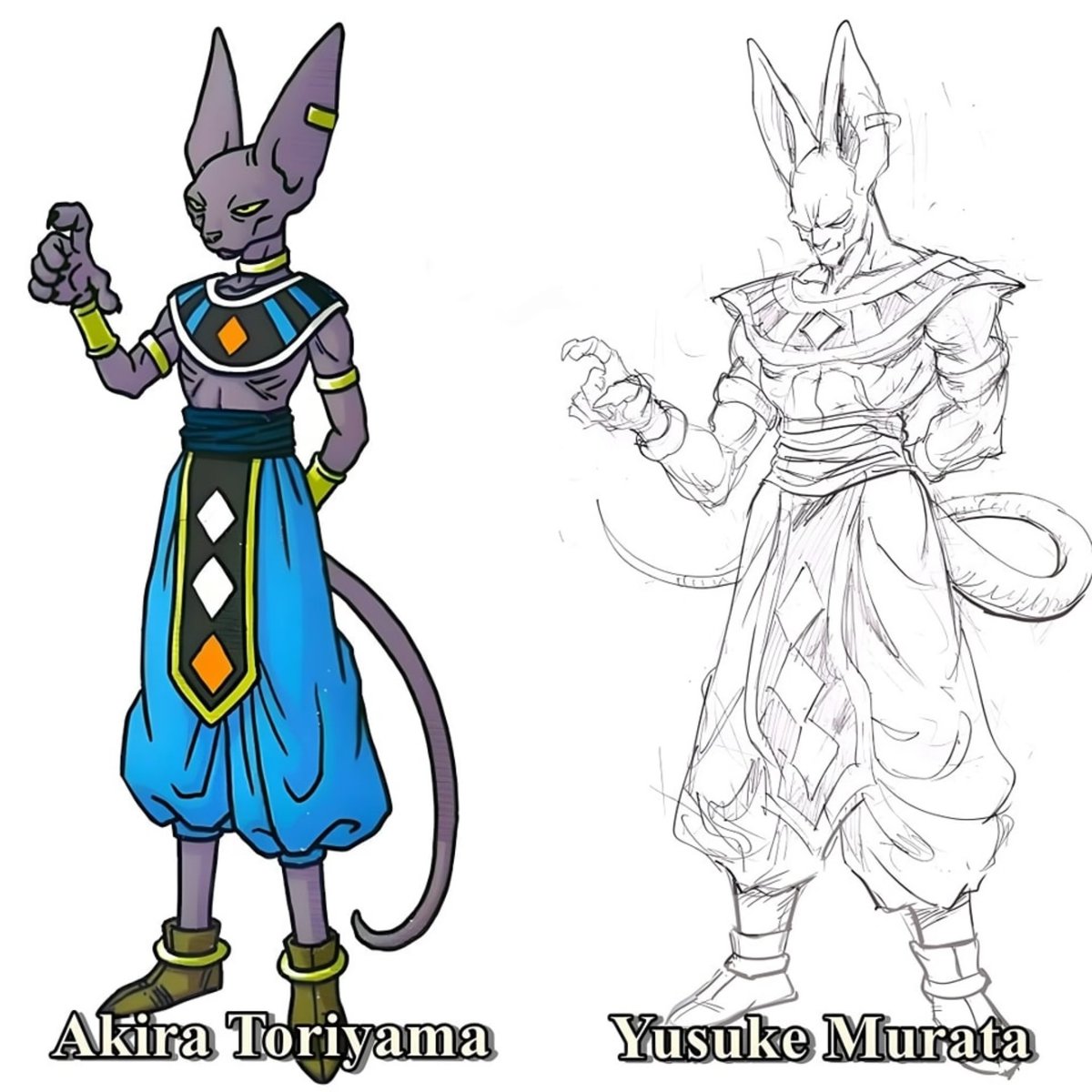 GamingNextDoor's tweet photo. Lord Beerus - Akira Toriyama / Yusuke Murata (OPM) https://t.co/GYXpxqUBSc