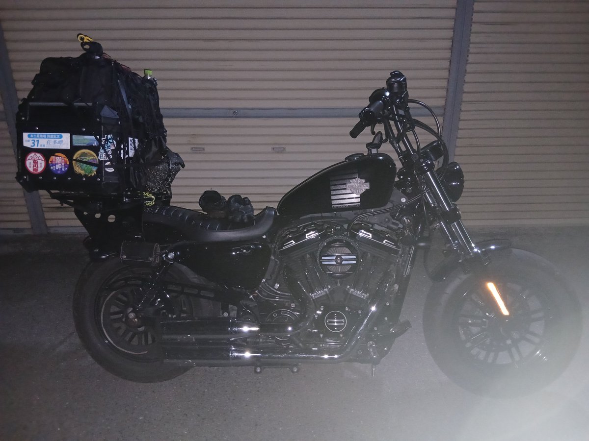 Gf8Wjb's tweet photo. 帰宅🏠🏍️💨疲れがどっと出た😵‍💫やっぱ自宅は違うのかなぁ🤔で、出発から帰宅までの走行距離……2740.7キロ想定よりもだいぶ走った。やっぱ北海道はでっかいどぉ❗️だな😆
#ソロツーリング　#北海道　#HD48 https://t.co/CaN00iF3S1