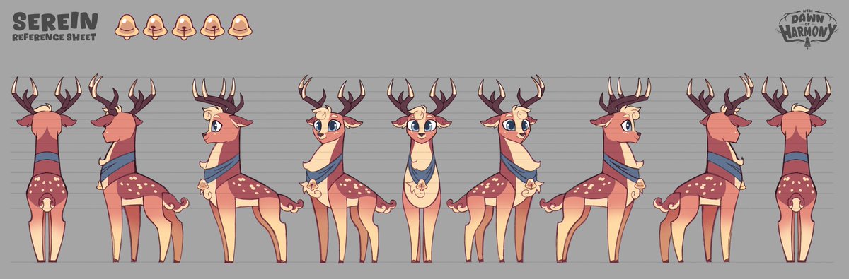 Studio_Whim's tweet photo. Thank you all so much for the wonderful #indieanimationday!! We are so happy to be sharing all our amazing updates from our incredibly talented team. We are looking forward to sharing more with you all soon! 

In the mean time here are the turnaround reference sheets we have for our characters from the vid we posted yesterday! 💜✨

1/2

#ndoh #newdawnofharmony #indieanimation #indieseries #characterdesignㅤ