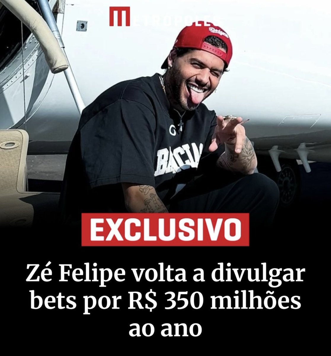 layzhis's tweet photo. Zé Felipe fechando contrato com a Blaze por 350 milhões por ano, 29 milhões por MÊS. 
o cara já é milionário, filho de um dos maiores nomes do sertanejo e ainda prefere ficar divulgando casa de aposta…
e nos comentários ainda tem gente defendendo https://t.co/Zk4Tth3s7Y