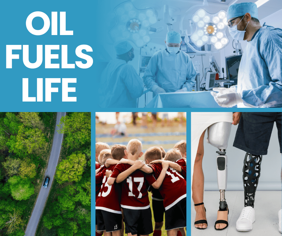 CIPAenergy's tweet photo. Oil fuels more than cars—it supports hospitals, highways, childhood dreams and life-changing prosthetics. Oil fuels life. #OilFuelsLife #CaliforniaEnergy #EverydayEssential https://t.co/xda9s65ad3