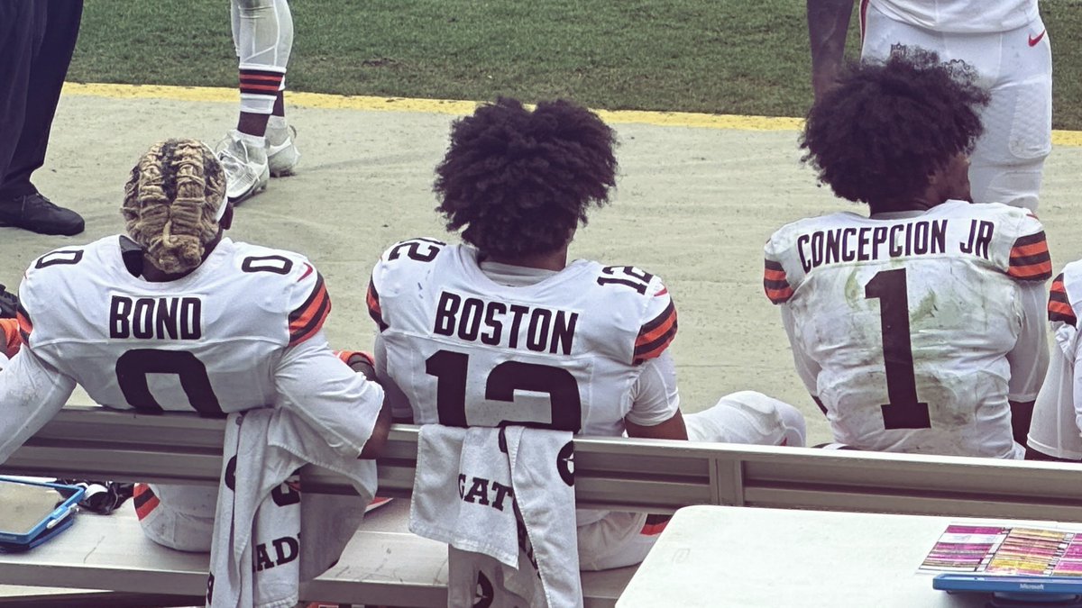 RookieWatxh's tweet photo. The Cleveland Browns might have the MOST PROMISING young offensive core in all of football.

RB: Quinshon Judkins (22 years old)
RB: Dylan Sampson (21 years old)
WR: KC Concepcion (21 years old)
WR: Denzel Boston (22 years old)
WR: Isaiah Bond (22 years old)
TE: Harold Fannin Jr. (22 years old)
LT: Spencer Fano (21 years old)

Not to mention, they managed to land all of this talent in just the past TWO years.

One NFL scout reportedly believes the Browns are a “QB away” from being a serious threat.

The Browns have been putting on a MASTERCLASS of drafting 😳🍿