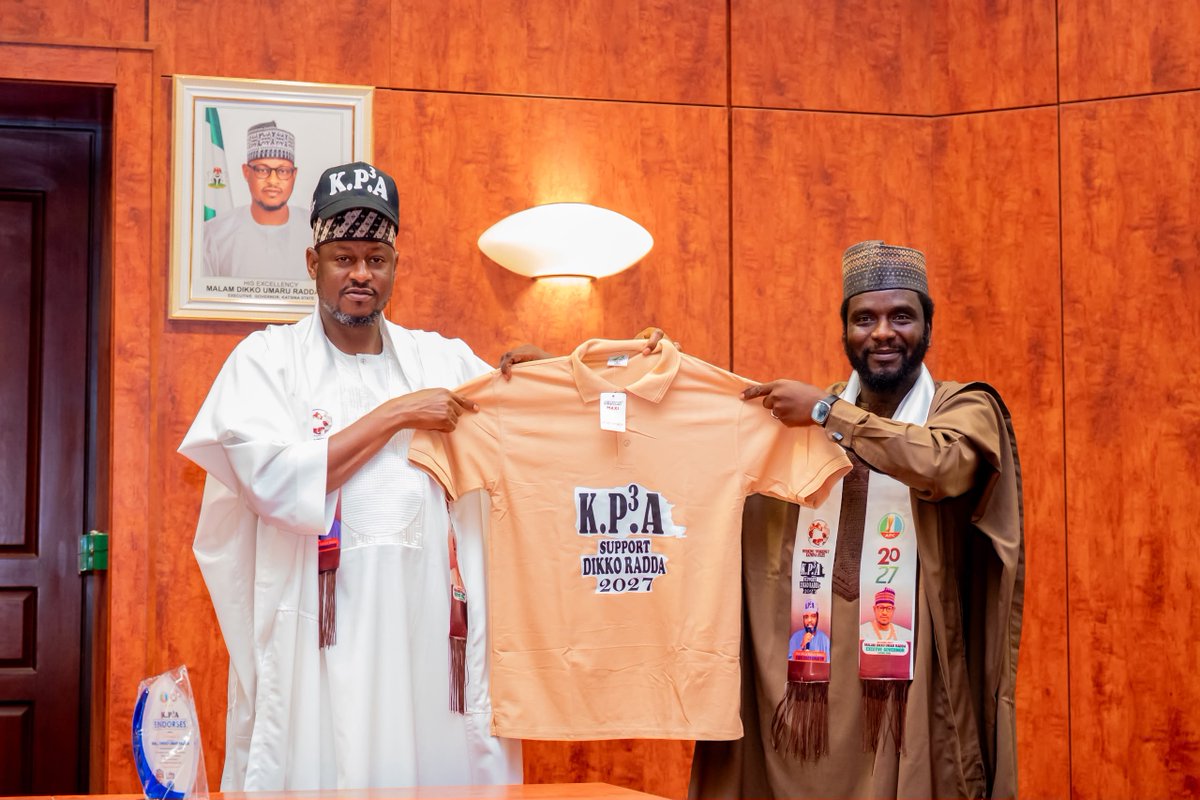 KatsinaStateNg's tweet photo. Governor Radda Backs KP3A Statewide Tour, Vows Lasting Legacy for Future Generations

Katsina State Governor, Malam Dikko Umaru Radda, has thrown his weight behind the Katsina State Progressive Political Party Alliance, KP3A, and pledged to build a lasting legacy through sustainable projects for future generations.

Governor Radda gave the assurance on Monday when he received the KP3A delegation, led by Hon. Musa Bature Bakori, at the Government House, Katsina. He also approved government support for the alliance’s planned statewide tour of the 34 Local Government Areas to sensitise citizens on the achievements of his administration.

Read more : https://t.co/hIjbNbyMU8