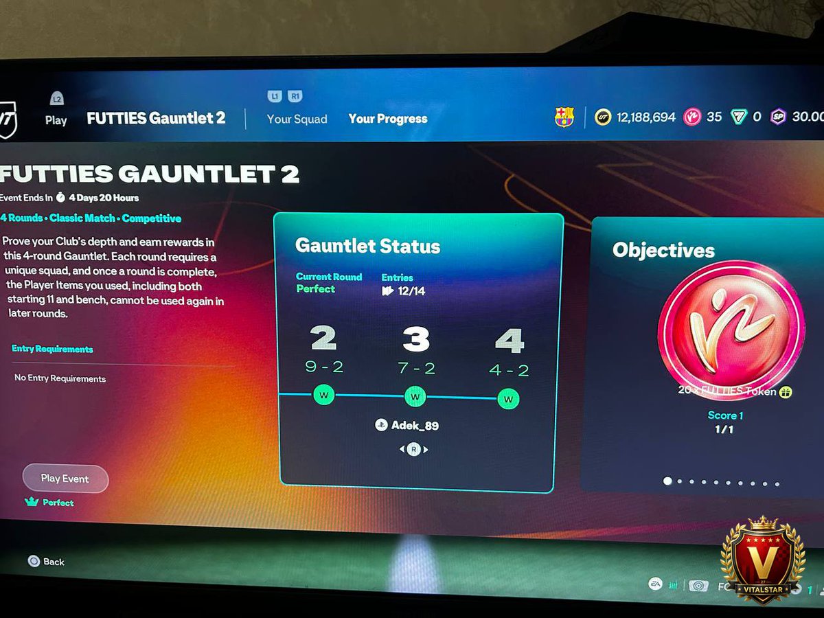 vitalstar27's tweet photo. #boost_gauntlet 
🥊 FUTTIES Gauntlet 2

#FC27 #fifa #wl #fut #ut #ultimateteam #фифа #easportsfifa #weekendleague #futchampions #fifasquads #fut27 #eafc #ea_fc #fifamemes #easportsfc #easportsfc27 #eafc27 #fc26 https://t.co/BVR1FHztRJ