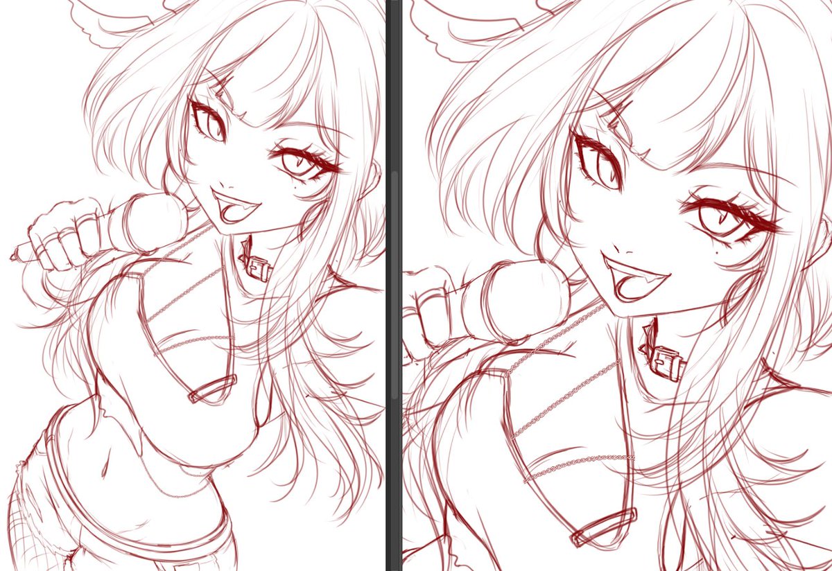tikitorchies's tweet photo. Good Monday everyone! Heres the sketch of Isaa!!! The perspective on this one was hard but I feel super proud of it!
#crowcanvas #MondayMotivation #vtuberfanart https://t.co/EcOH1RYjKw