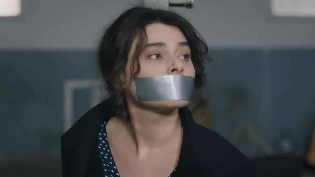 SupermoKhai's tweet photo. Yağmur Şahbazova tied up and tape gagged - Yemin episode 421 (5) https://t.co/4wPVIg69zI