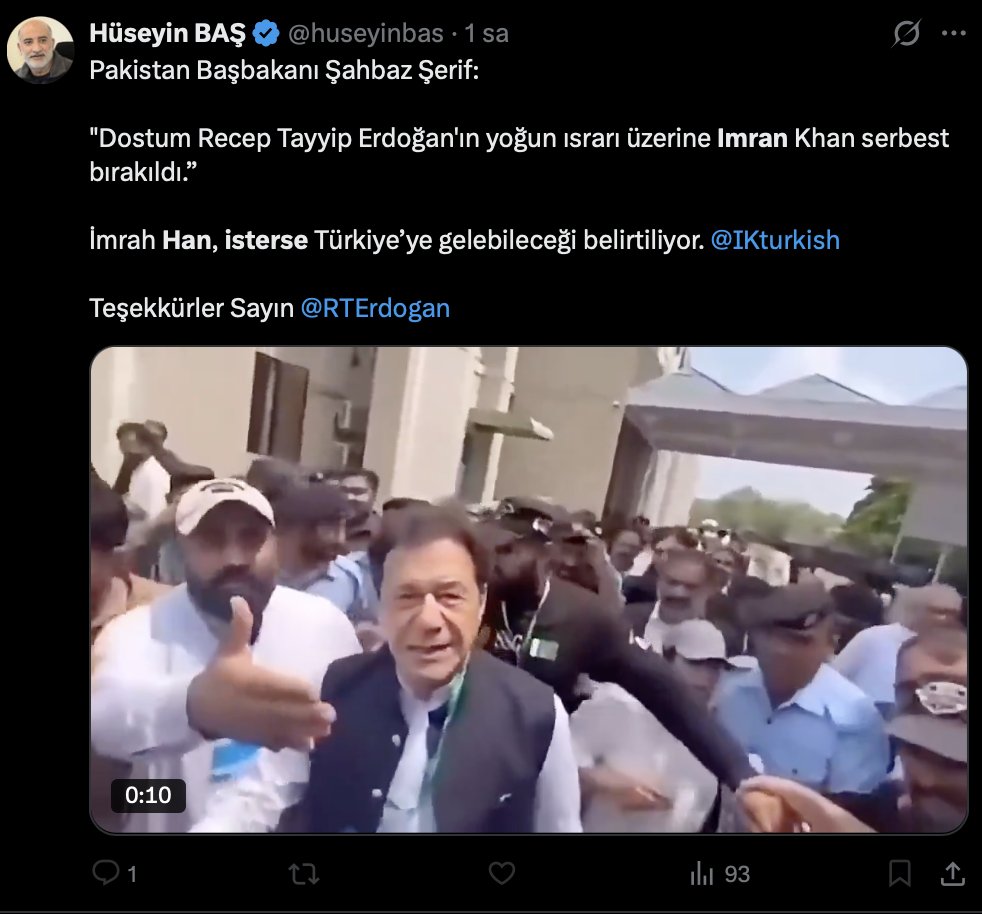 thhsynkrgz's tweet photo. Aslında olan;

Pakistan'ın eski başbakanı İmran Han serbest kalmadı

Türkiye'den bir çağrı yapılmadı. Dahası, iktidardan indiğinde Ankara'dan hiçbir mesaj verilmemişti

£190 milyon ve lüks hediyeler davası sürüyor

Bu haberlerin yayılımı nereye varacak izleyelim https://t.co/4tq0q7Rv6C
