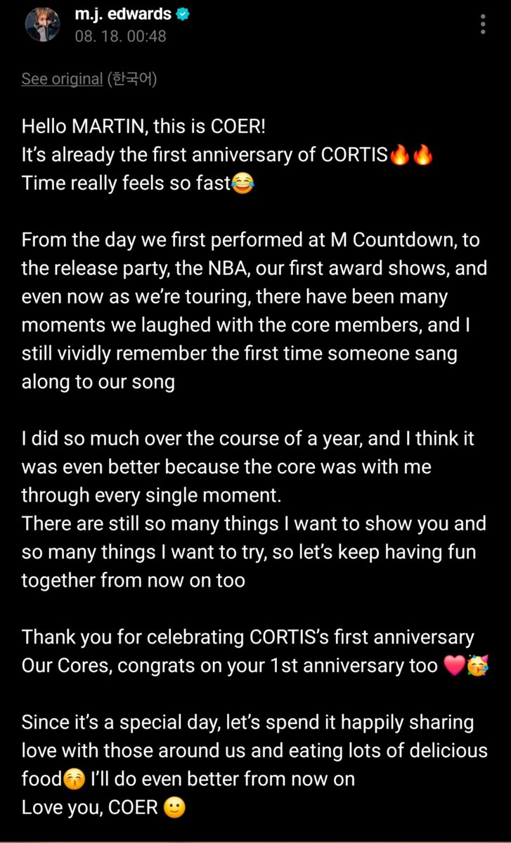 eomcoertis's tweet photo. MARTIN WEVERSE POST 🥹🥹🥹🥹🥹 https://t.co/NXCgO24JS5