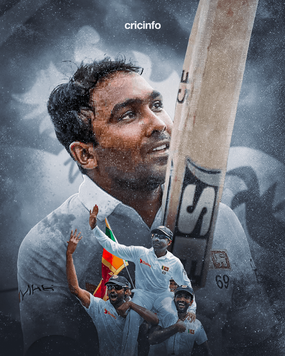 cricinfo's tweet photo. It's been 12 years since Mahela Jayawardene said goodbye to Test cricket 🙌

It was a perfect farewell, as Sri Lanka wrapped up the SSC Test early on the fifth day to sweep the series 2-0 against Pakistan

Jayawardene, who scored 54 in his final innings, ended his Test career with 11,814 runs in 149 games with 34 centuries and 50 half-centuries at an average of nearly 50