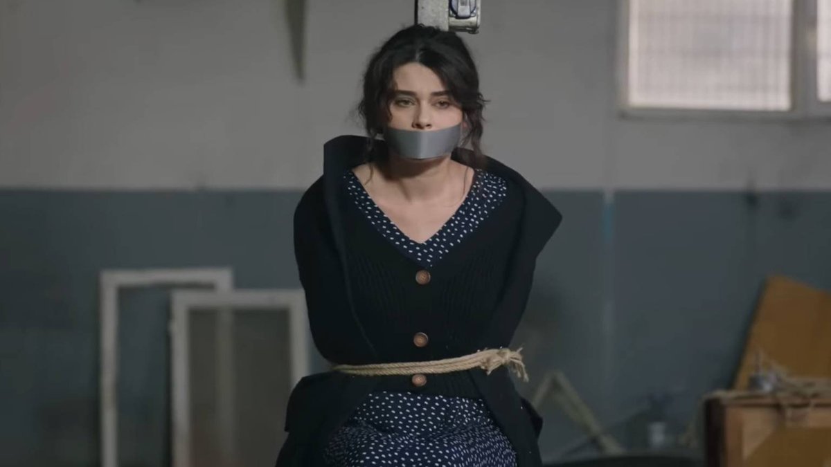 SupermoKhai's tweet photo. Yağmur Şahbazova tied up and tape gagged - Yemin episode 421 (6) https://t.co/WVhsd1PwfH