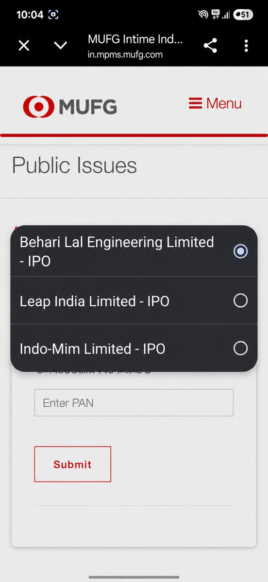 Kiccha0707's tweet photo. Behari Lal Engineering Limited IPO Out Now Check Fast 👇👇👇

https://t.co/UevGWMrzxm

#BehariLalIPO #IPO #IPOAllotment #BehariLalEngineeringIPO https://t.co/LINeivKyIF