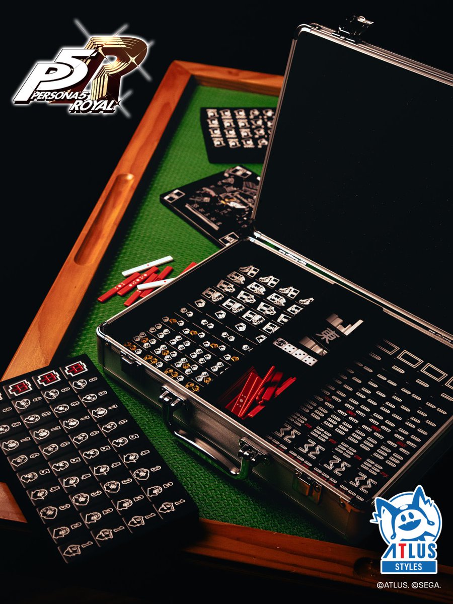 AtlusStyles's tweet photo. Every tile, every detail has been crafted for serious play and built for a Persona 5 Royal collector’s centerpiece. 🀄❤️‍🔥

Preorder with @MahjongPros ⬅️ https://t.co/utcURnFtyP