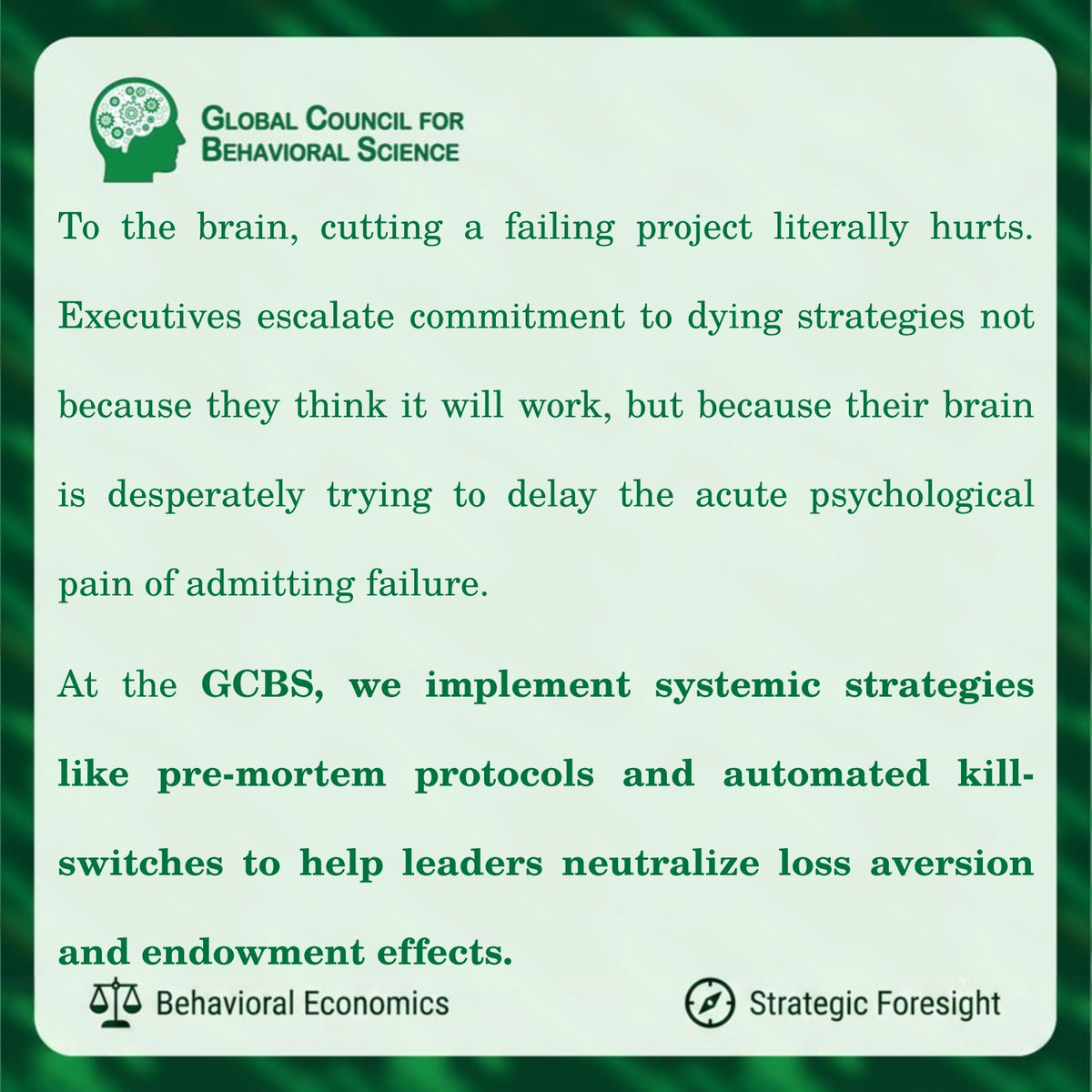 GcbsSocials's tweet photo. The Composition of Loss: The Insular Cortex.
We anchor Week 3 in the neuroanatomy of sunk costs: The Insula and Psychological Pain.
#TheArchitectureOfJudgment #Neuroscience #InsularCortex #LossAversion #BehavioralScience https://t.co/raRAOwhfn4