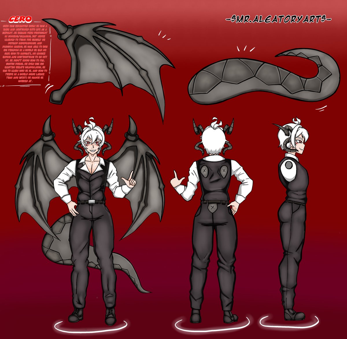 aleatoryDDM's tweet photo. (Commission REF sheet for. @DemihumanCero)
Tysm for the comn again ;3, Hope you enjoy
#oc #dragon #refsheet #comnsopen #commissionartwork #commission https://t.co/saHOdWdo7x