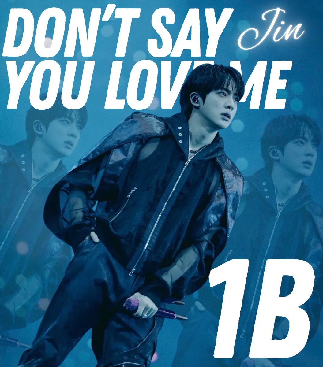 jinniesarchives's tweet photo. Couldn’t be even prouder of you, Jin. Your music always deserves the best and I hope more than a billion could hear your voice and music.

Thank you to everyone who’s always supported Jin since then. 🥹🙌

DONT SAY YOU LOVE ME 1B
CONGRATULATIONS JIN
#DSYLM1BSpotify 
#JIN1BILLION https://t.co/hMAwZQuoKO