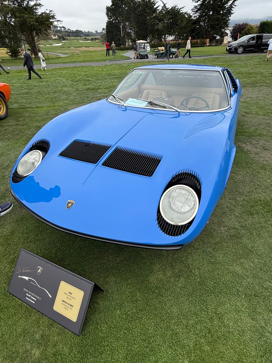 AsianStig's tweet photo. To contribute to the debate of what defines a supercar, I found this interesting answer from #Lamborghini at their Miura display at #MontereyCarWeek claiming to be the first. Your thoughts @sniffpetrol @Carpervert? 🤔 https://t.co/ITByqRreOd