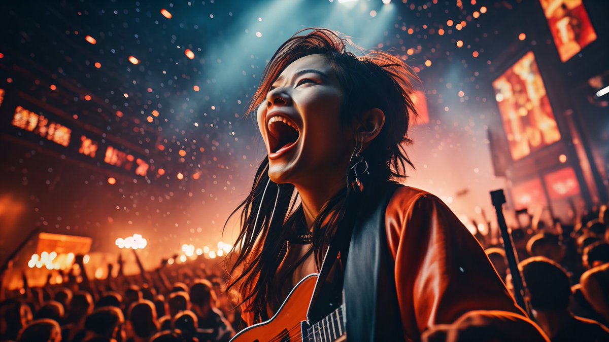 GReilly17788's tweet photo. Just finished an electrifying indie band live show at the downtown venue! The vocals, guitar riffs and crowd energy were absolutely top-tier https://t.co/ZkRjwYEmCp