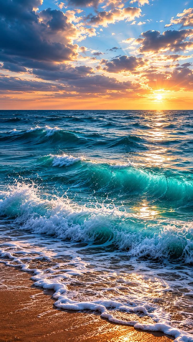 Bella4Free's tweet photo. Golden Waves, Endless Sky

#Ocean #Sunset #GoldenHour #Waves #Nature #Sea #Sky #Photography #Peace #Views https://t.co/B5RWimtRJs