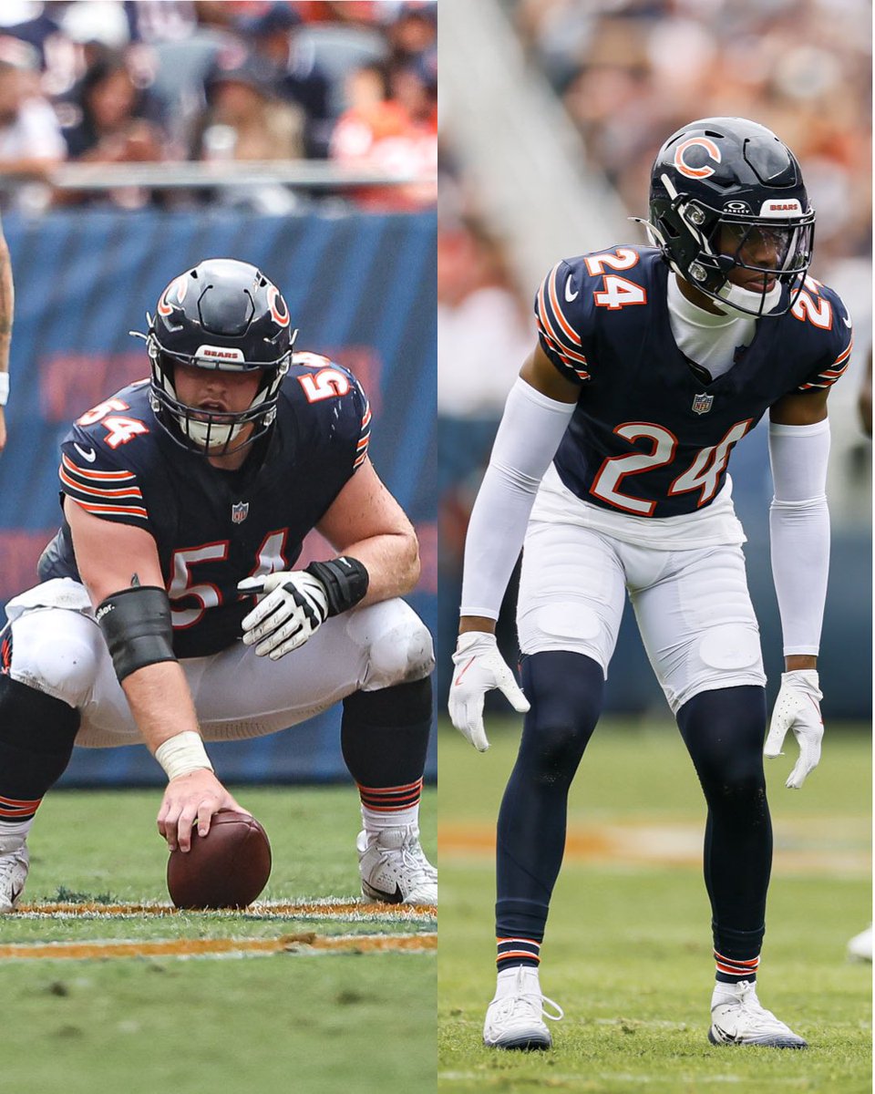 ChicagoBears's tweet photo. Making their rookie debuts 🤩 https://t.co/UPWrIXJOx7