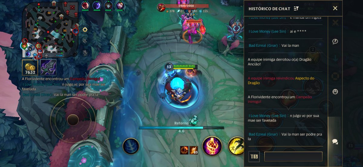 Mathteusss's tweet photo. Alguém conhece? Achei que subindo de elo ia melhorar mas aparentemente após meses esse jogo continua com o mesmo tipo de gente, joga mal e começa a culpar os outros chamando de favelado sendo racista e os krl, jogo nunca vai melhorar https://t.co/uij1yVbtkL