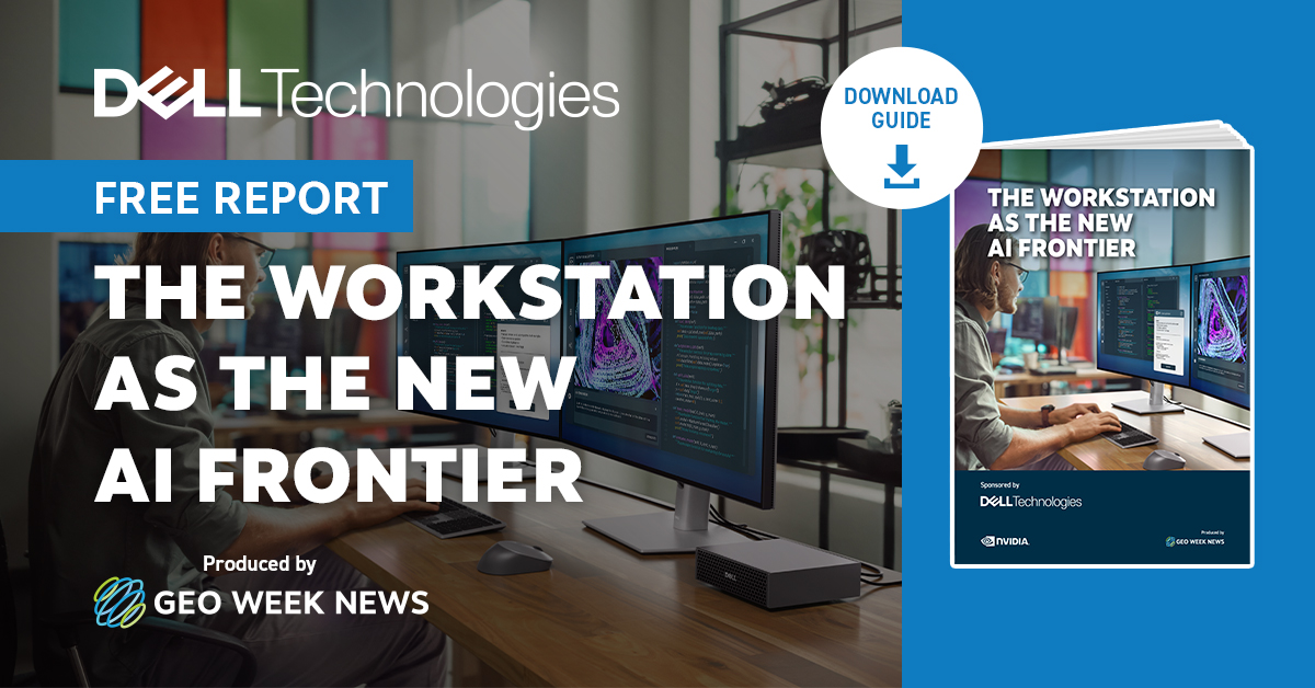 GeoWeekNews's tweet photo. Improve your AI-enabled workflows with our new guide from Dell Technologies! This report looks at why the workstation, not the cloud, is becoming the center of the AI conversation for geospatial and AEC teams.

Download the guide for free now: https://t.co/LVrBA5pcSB #GEOWEEK https://t.co/f8B5I4R8Rh