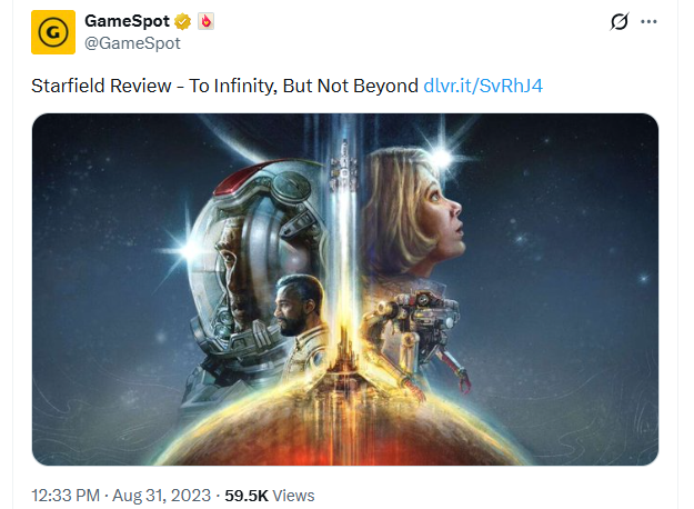 MrboomstickXL's tweet photo. THIS YOU @GameSpot? "Wolverine is another victim of the internets endless negativity" Here's their @StarfieldGame review and one of the countless @X anti-@Xbox posts from them! #JustSaying https://t.co/lfZjWOFl71
