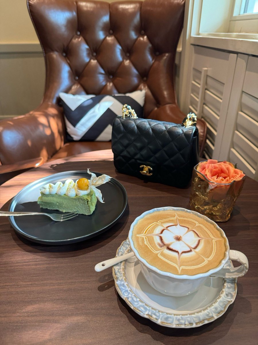 HeatherRadencic's tweet photo. Just shared the last bite of matcha tiramisu with my favorite person—days like these hit different https://t.co/AACiDMD4Ym