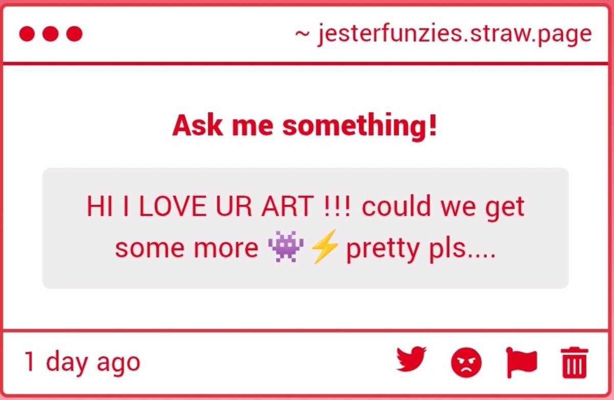 Jesterfunzies's tweet photo. HII! Thank you so much!!! And of course, since you asked so nicely.. have this sketch! https://t.co/3H13IUUaq5