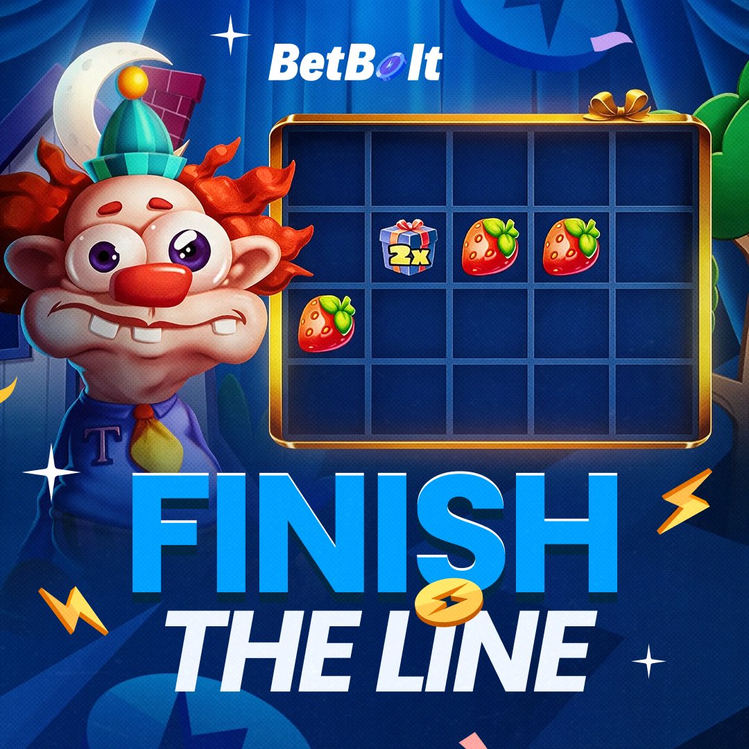 betbolt's tweet photo. You know the drill 👀

Where does the last strawberry symbol need to land to complete the full line, and what would the multiplier be?

Also 💙 + 🔁 + ⚡️ username for a chance to win $100. https://t.co/oZaT6ovDI5