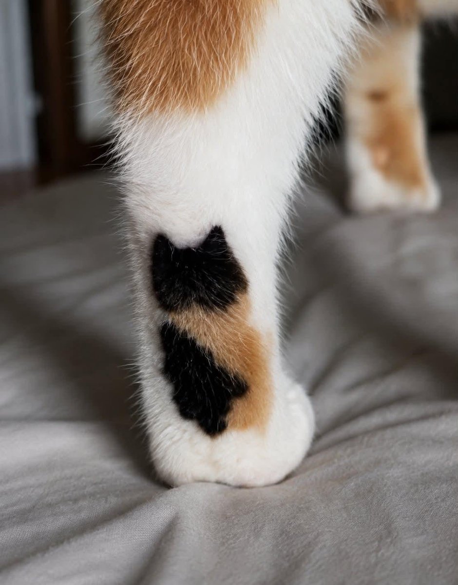 itimaliasof's tweet photo. O desenho na patinha do gatinho também é um gatinho. https://t.co/eYnypUQgA2